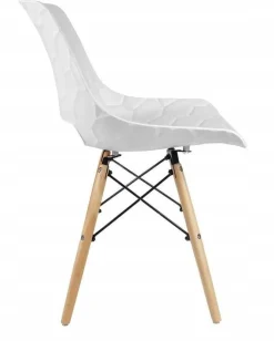 Zestaw 2 krzeseł Tortuga białe