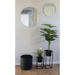 Zestaw 2 kwietników Marla czarne