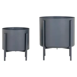 Zestaw 2 kwietników Pawia szare