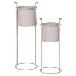 Zestaw 2 kwietników Rabo beżowe