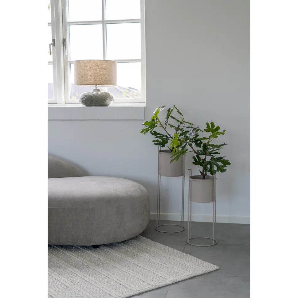 Zestaw 2 kwietników Rabo beżowe