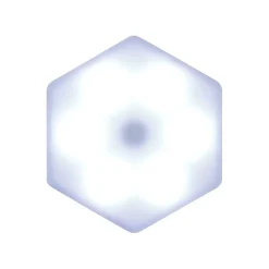 Zestaw 6 lampek ściennych Hexagonal