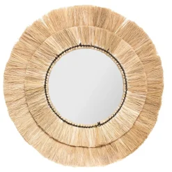 Zestaw 3 luster Alba naturalne