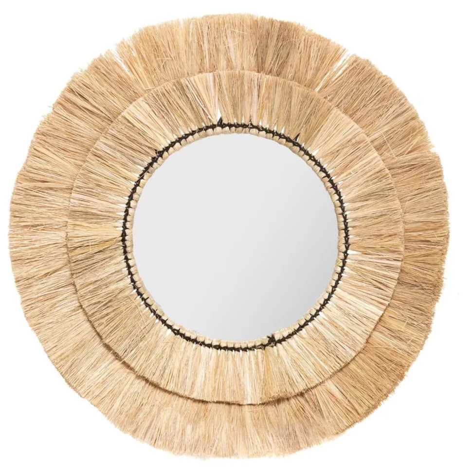 Zestaw 3 luster Alba naturalne