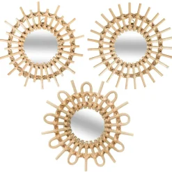 Zestaw 3 luster boho Sunflower 28cm