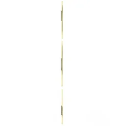 Zestaw 3 luster Hubba Pebble złote