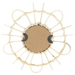 Zestaw 3 luster rattanowych Lipsi