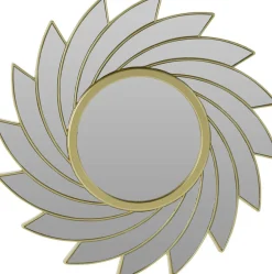 Zestaw 3 luster Rowley złote