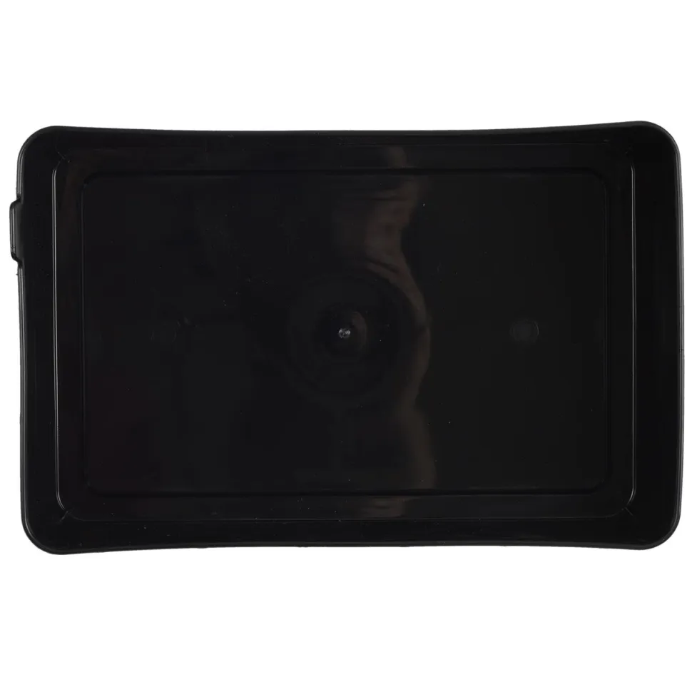 Zestaw 7 organizerów czarne/czerwone