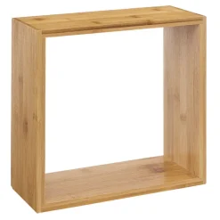Zestaw 3 półek Cube bambus