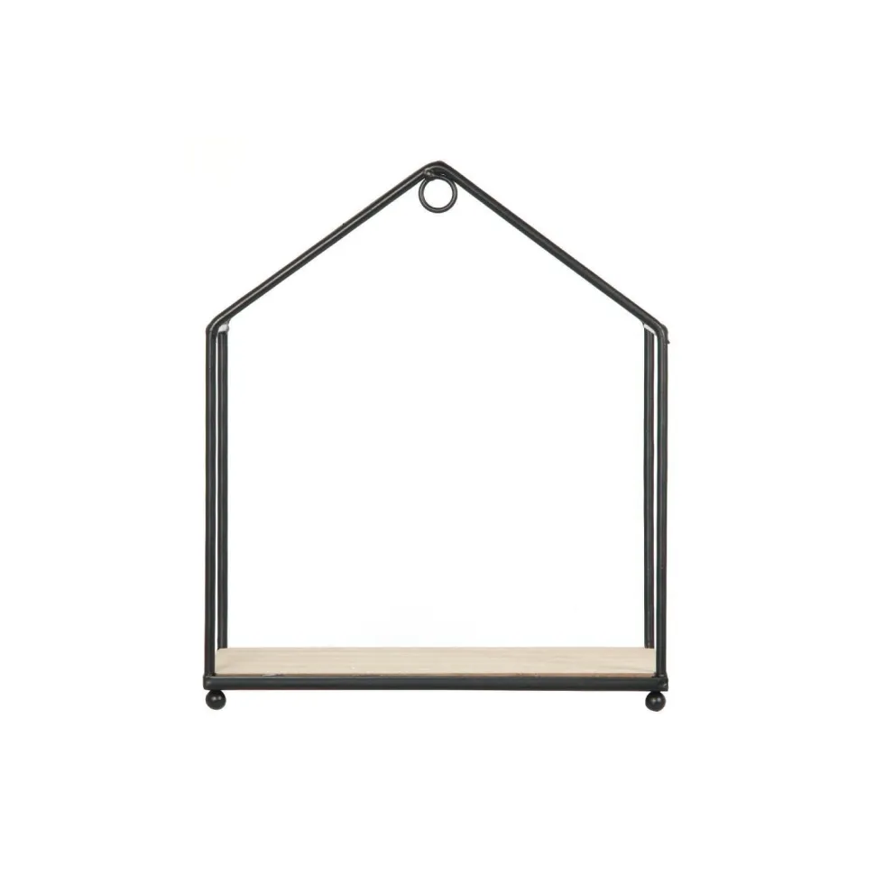 Zestaw 3 półek Filaire czarny/naturalny