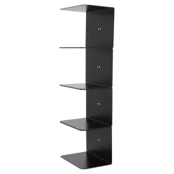 Zestaw 4 półek Liber czarne