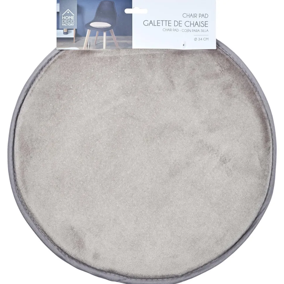 Zestaw 6 poduszek Velvet na krzesło Taup