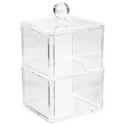 Zestaw 2 pojemników Selena transparentny