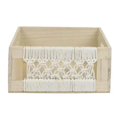 Zestaw 3 pudełek Gigogne boho plecione