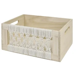 Zestaw 3 pudełek Gigogne boho plecione