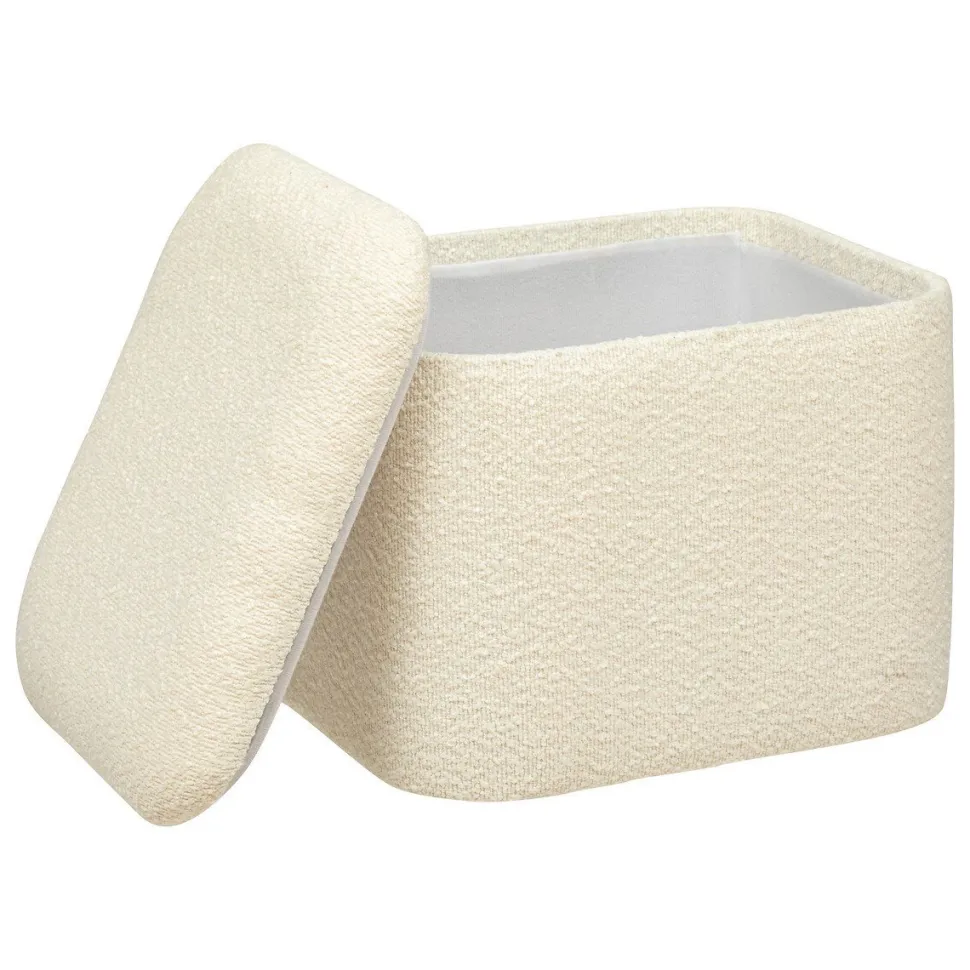 Zestaw 2 puf Dani beżowe