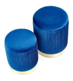 Zestaw 2 puf Goltra ze schowkiem