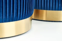 Zestaw 2 puf Goltra ze schowkiem