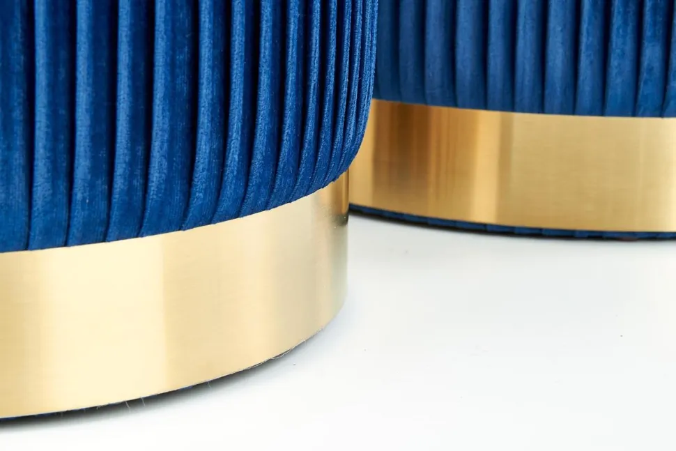 Zestaw 2 puf Goltra ze schowkiem