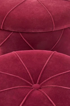 Zestaw 2 puf Grena ze schowkiem bordowe