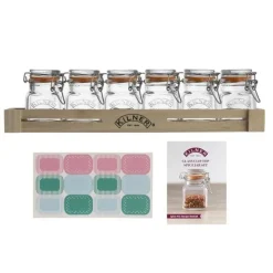 Zestaw 6 słoiczków do przypraw KILNER