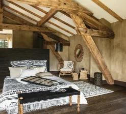 Zestaw 2 stolików Corde naturalne