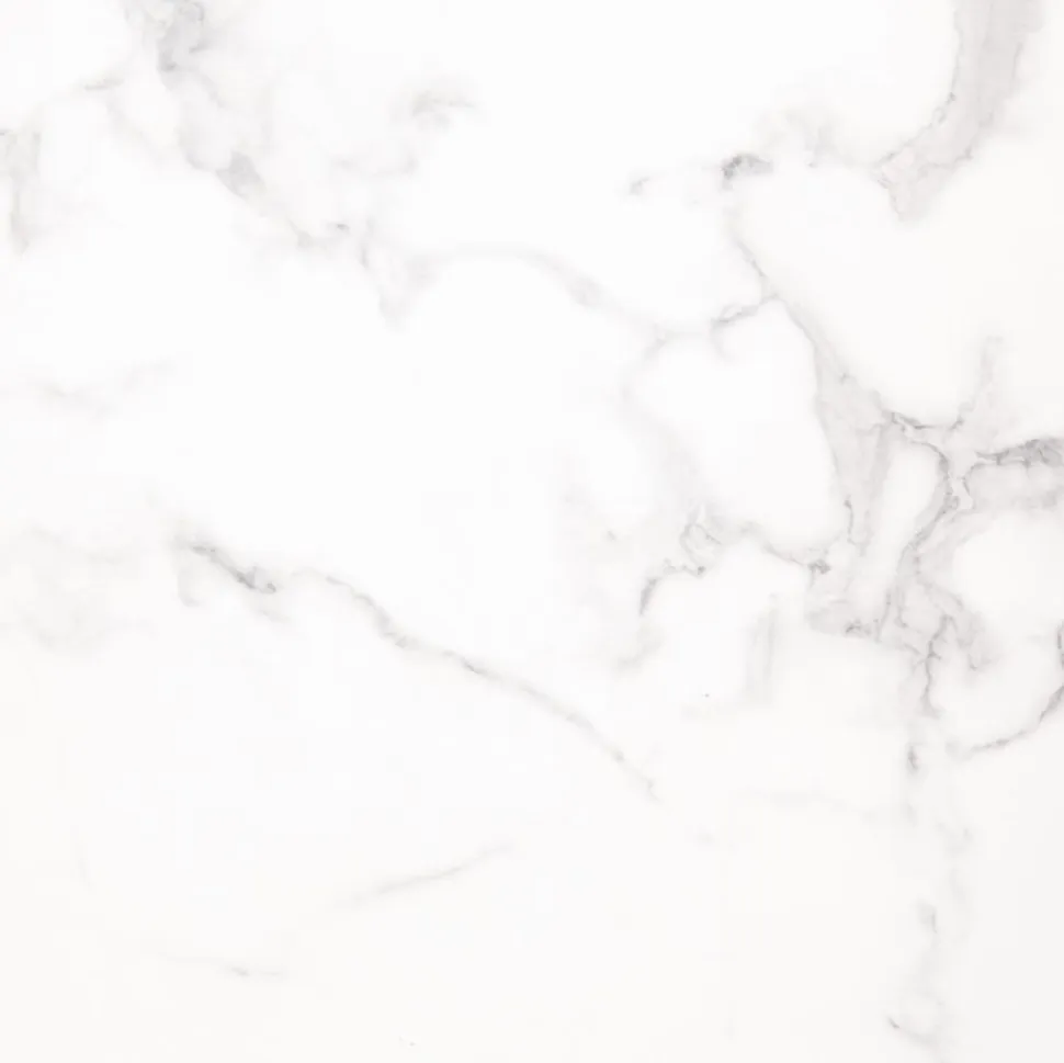 Zestaw 2 stolików Dice okrągłe marmur biały