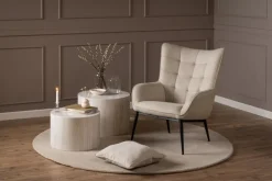 Zestaw 2 stolików Dice okrągłe traweryn