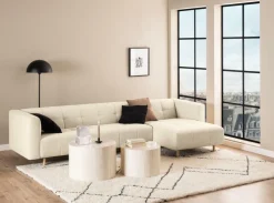 Zestaw 2 stolików Dice okrągłe traweryn