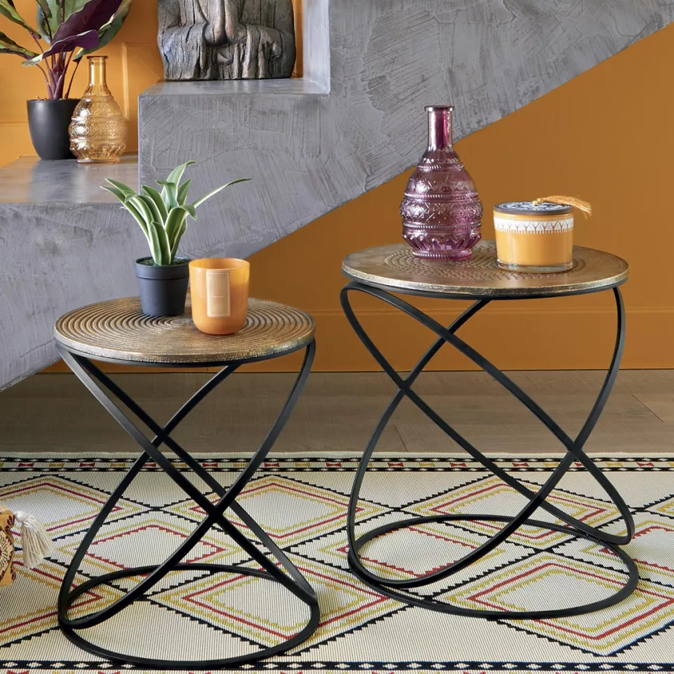 Zestaw 2 stolików Etnik