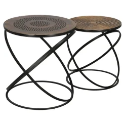 Zestaw 2 stolików Etnik