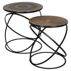 Zestaw 2 stolików Etnik