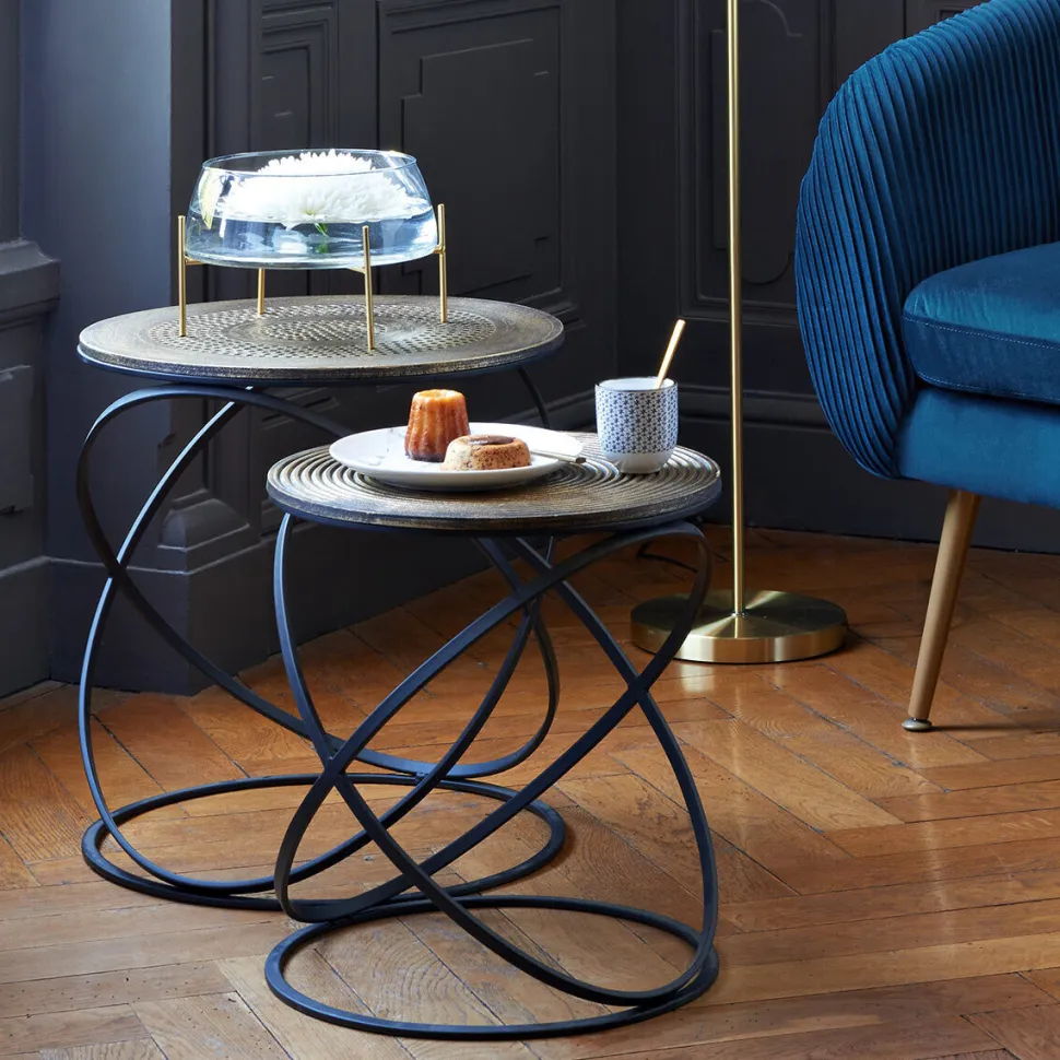 Zestaw 2 stolików Etnik