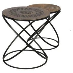 Zestaw 2 stolików Etnik