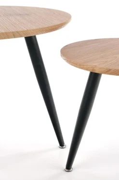 Zestaw 2 stolików Hawardia dąb