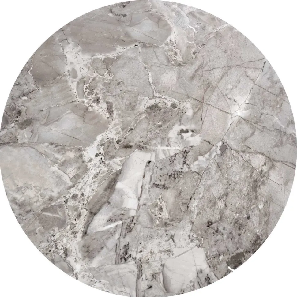 Zestaw 2 stolików Intela szary marmur/