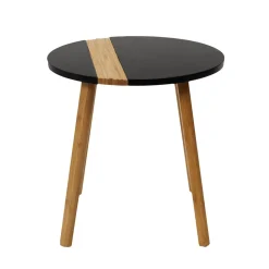 Zestaw 2 stolików kawowych Paraiba        czarny/naturalny