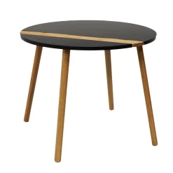 Zestaw 2 stolików kawowych Paraiba        czarny/naturalny