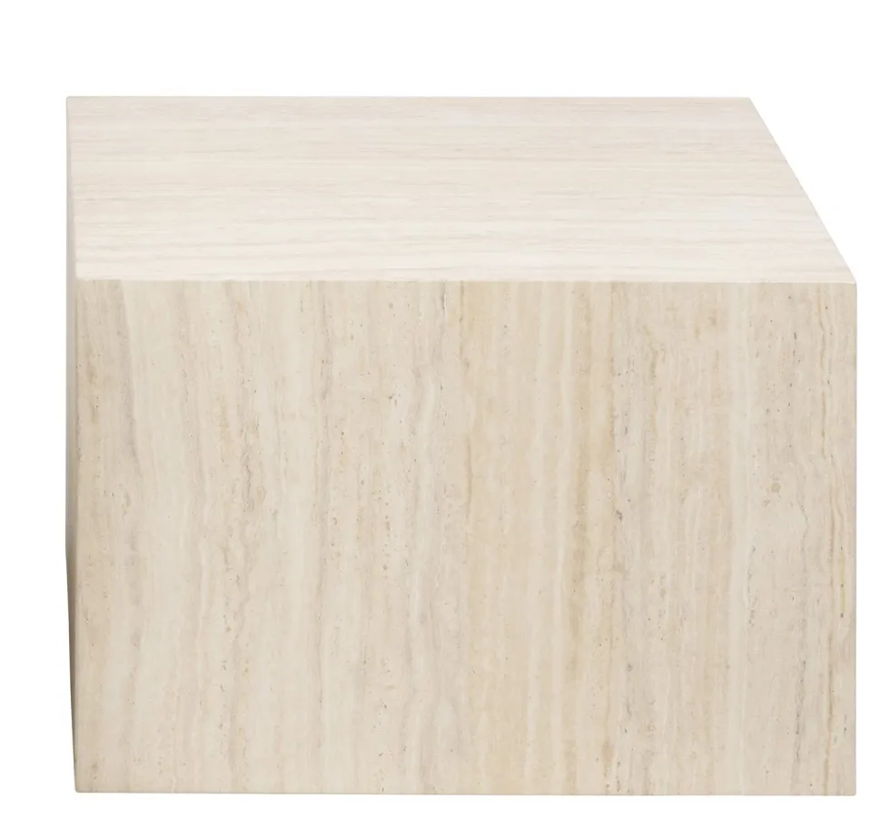 Zestaw 2 stolików kawowych Dice beżowe