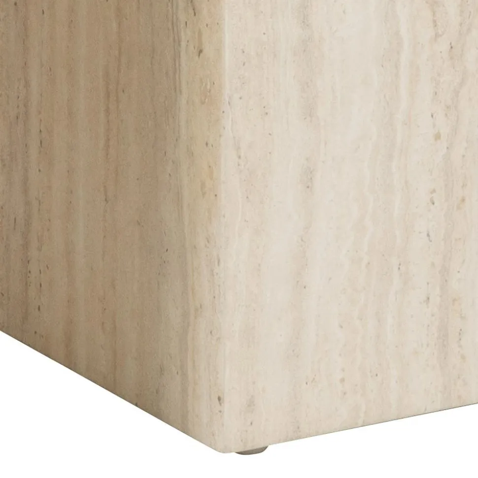 Zestaw 2 stolików kawowych Dice beżowe