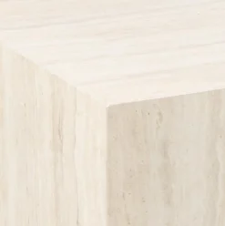 Zestaw 2 stolików kawowych Dice beżowe