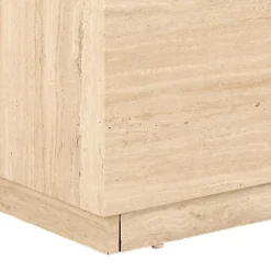 Zestaw 2 stolików kawowych Dice trawertyn