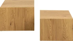 Zestaw 2 stolików kawowych Dice dąb