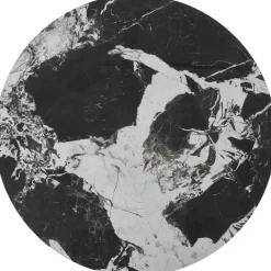 Zestaw 2 stolików kawowych Dariam czarny  marmur