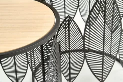 Zestaw 2 stolików Lifts czarny /