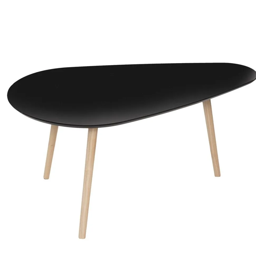 Zestaw 2 stolików Mileo L czarne