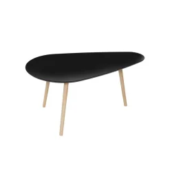 Zestaw 2 stolików Mileo L czarne