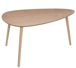 Zestaw 2 stolików Mileo L naturalne