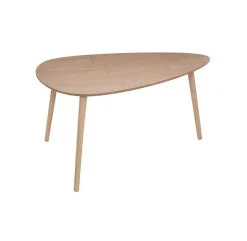 Zestaw 2 stolików Mileo L naturalne